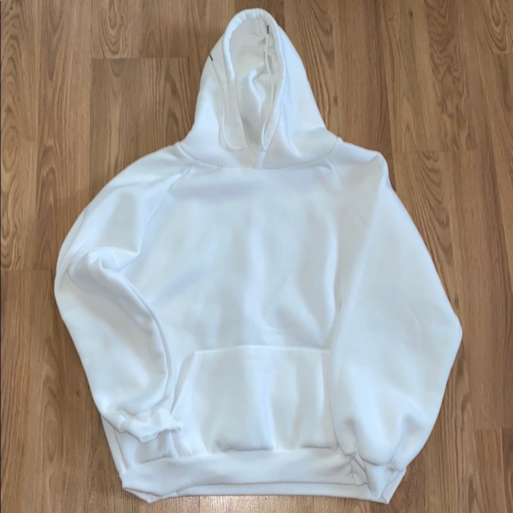 Solid White Hoodie